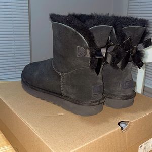 Bailey Bow short UGG Boots Black